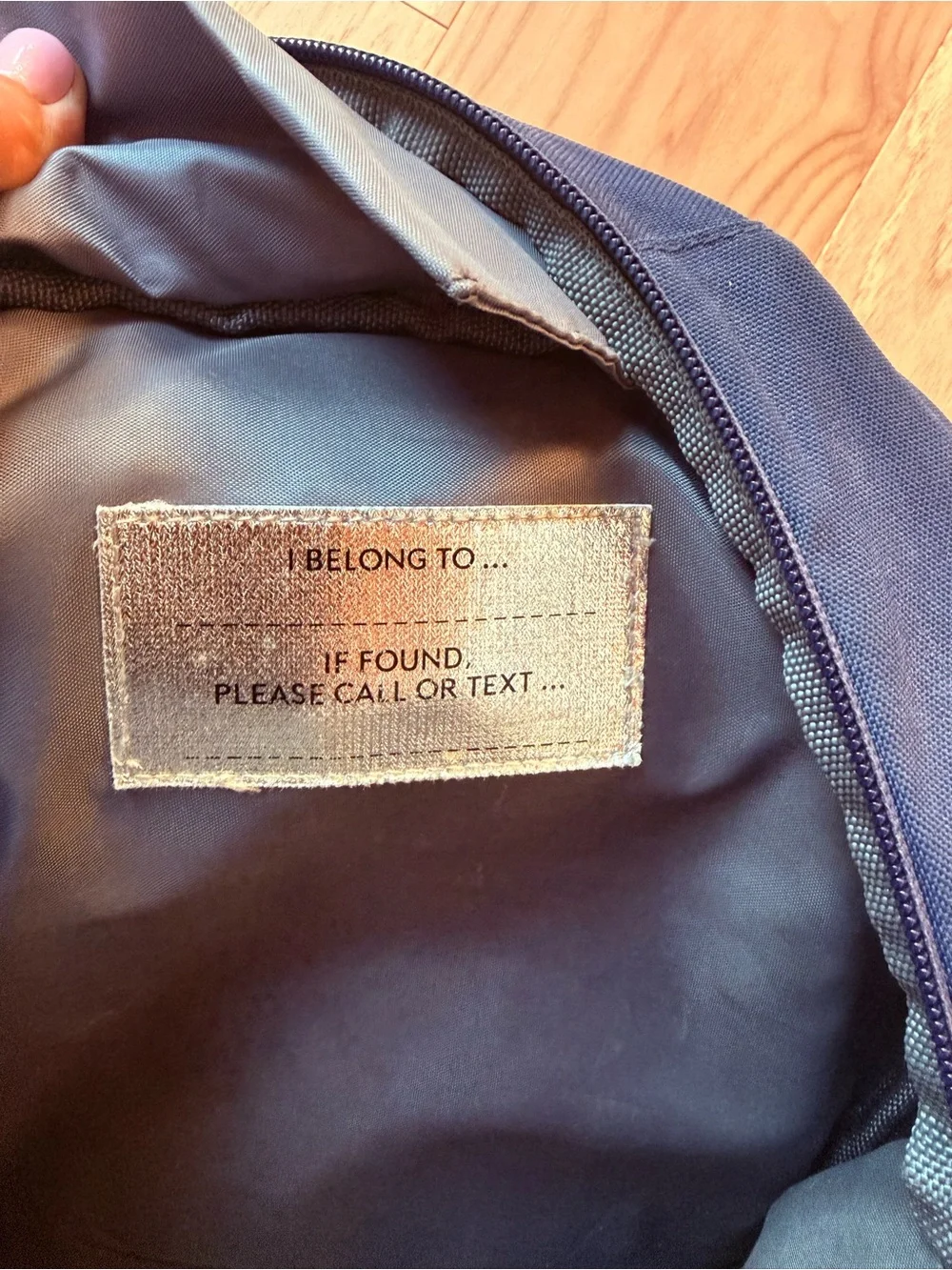 Pottery Barn Glow-in-the-Dark Dino Bones Navy Mackenzie Small Backpack